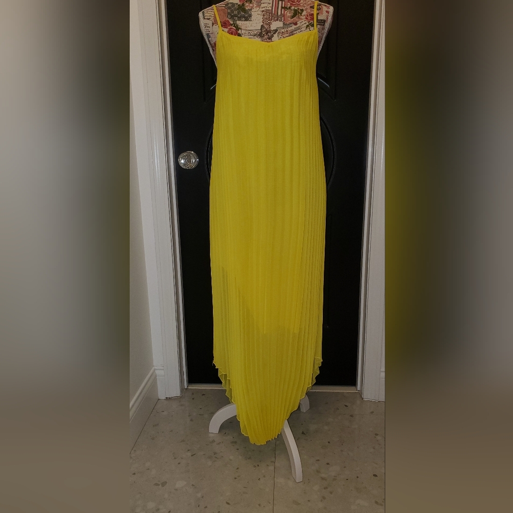 Sexy, Sunny, Pleated Dress, Sz S